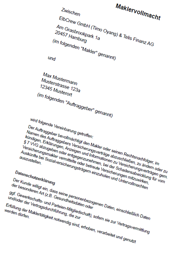 Maklervollmacht
